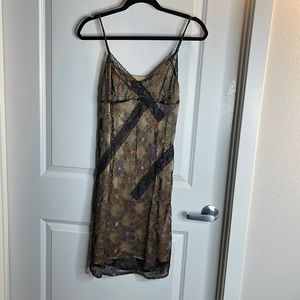 Cynthia rowley size 2 lace slip dress